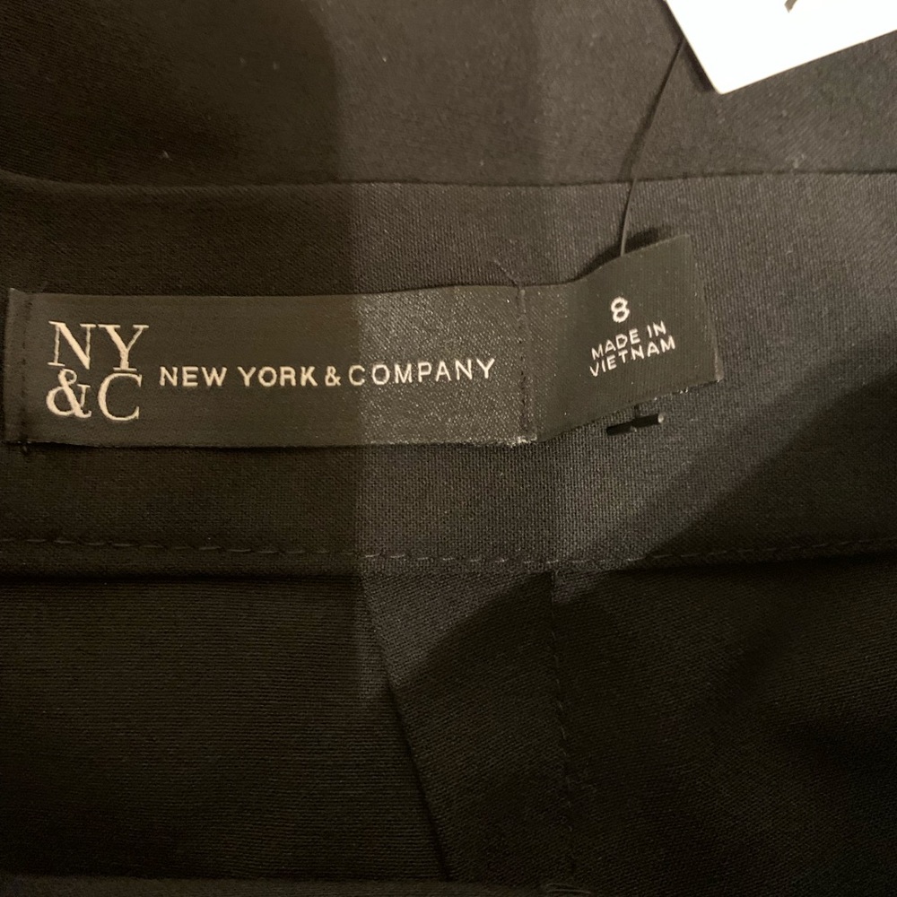 New York & Company Black BUTTON-FRONT PENCIL SKIRT - ESSENTIAL STRETCH M… - Picture 6 of 9